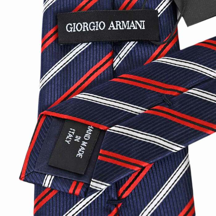 ジョルジオ アルマーニ GIORGIO ARMANI ネクタイ 1P914 47635 ネイビー メンズ  就職祝い 誕生日 ギフト プレゼント