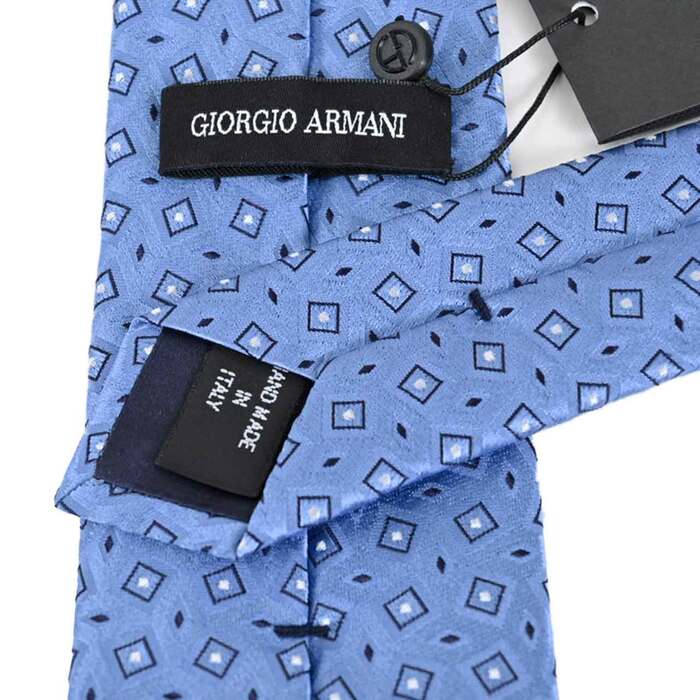 喬治·阿瑪尼領帶 GIORGIO ARMANI 1P921 00631 藍色