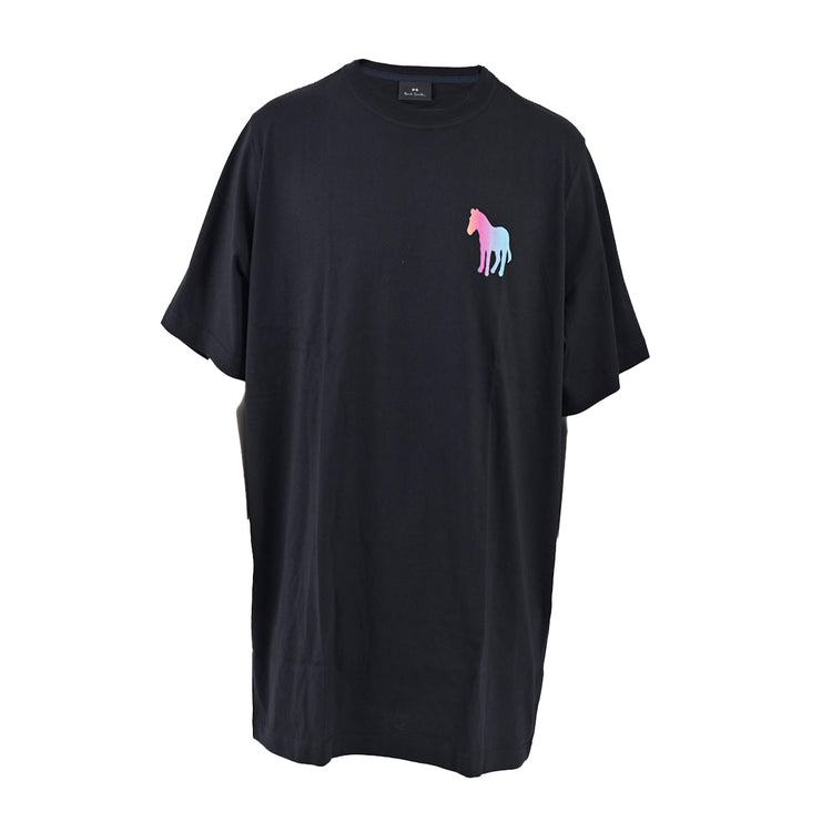 Paul Smith 短袖印花 T 卹剪裁 PAUL SMITH M2R 011R FP2610 79 黑色