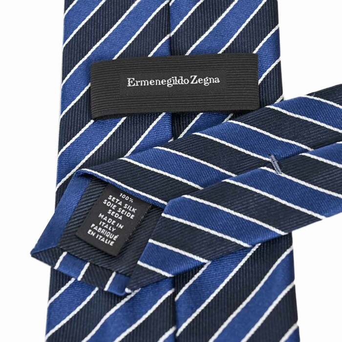 エルメネジルド ゼニア ERMENEGILDO ZEGNA ネクタイ Z9D02-F ネイビー メンズ  就職祝い 誕生日 ギフト プレゼント