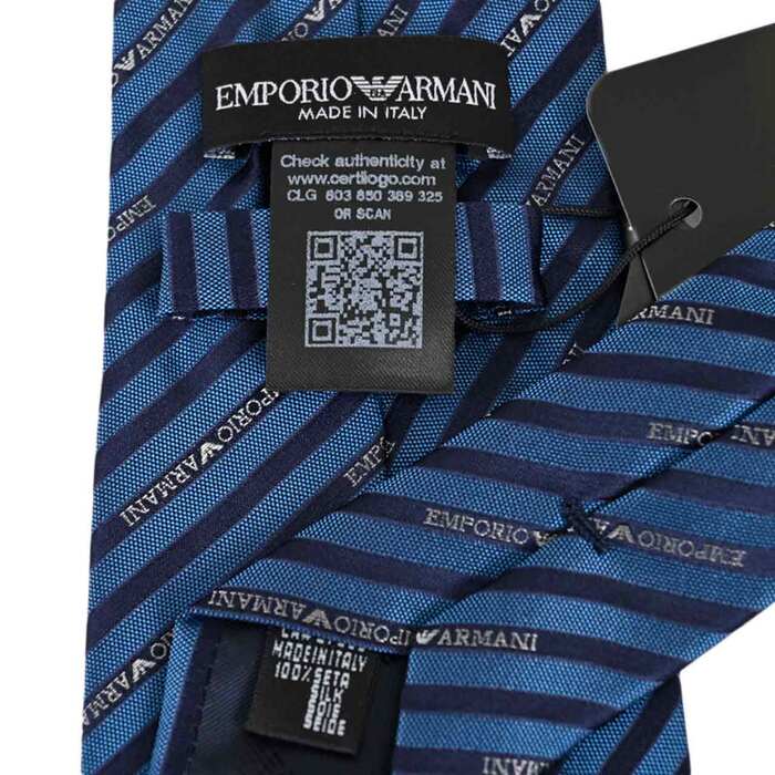 エンポリオアルマーニ ネクタイ EMPORIO ARMANI 1P605 24434 ブルー