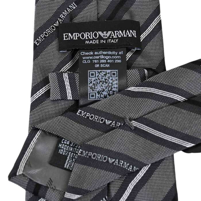 Emporio Armani 領帶 EMPORIO ARMANI 1P606 08334 灰色