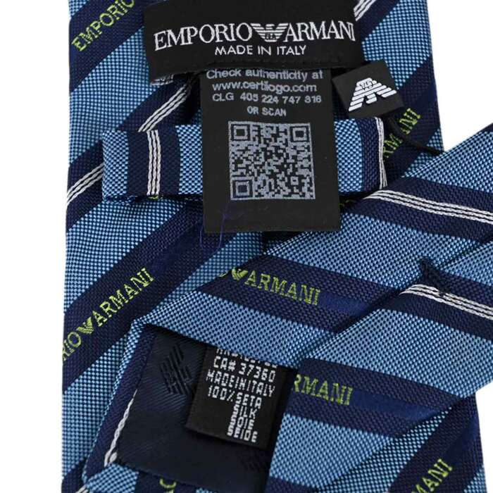 Emporio Armani 領帶 EMPORIO ARMANI 1P606 24434 藍色