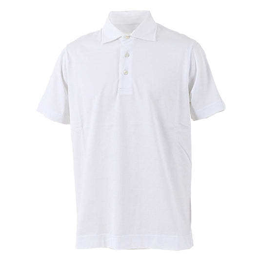 チルコロ CIRCOLO 1901 ポロシャツ CN 2970 POLO M/M JERSEY MERCERIZZATO ホワイト メンズ ゴルフ プレゼント ギフト 【ラスト1点 Mサイズ】