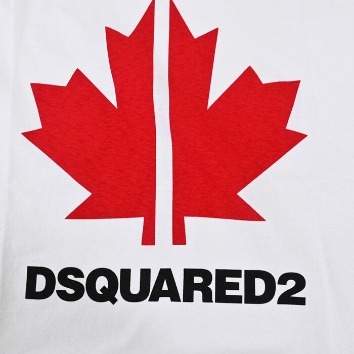 ディースクエアード DSQUARED2 Tシャツ S74GD0695 S22507 T-shirt VERY VERY DAN FIT Stampa ホワイト メンズ プレゼント ギフト