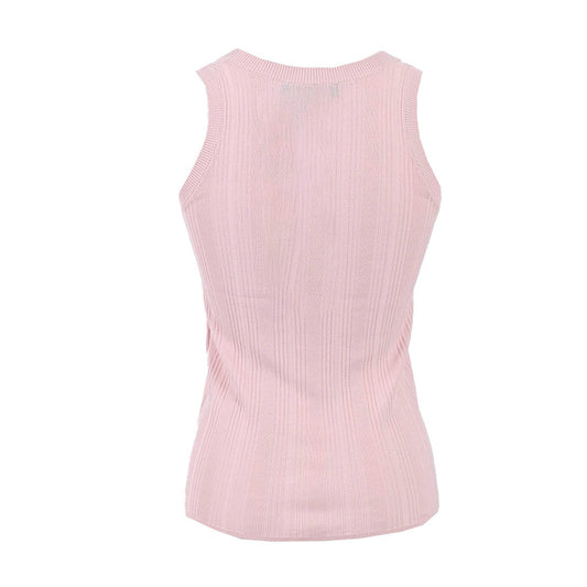 Max Mara Weekend Viscose Knit Top MAXMARA WEEKEND VALERIA 53610211000 6 Pink Spring/Summer 2021 