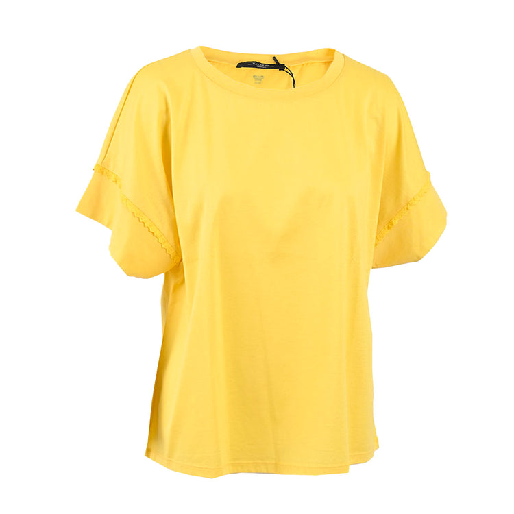 Max Mara Weekend T-shirt MAXMARA WEEKEND PALMA 59411611000 10 Yellow Spring/Summer 2021 