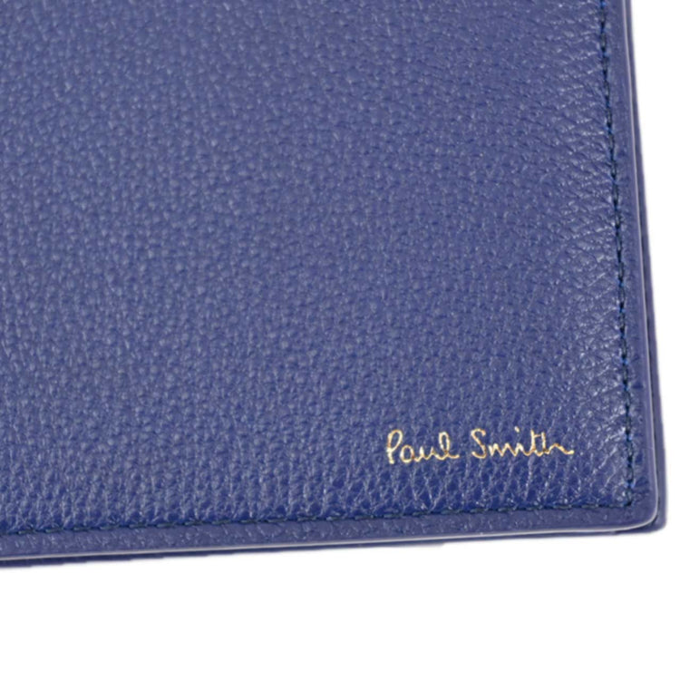 Paul Smith Multi-stripe Bi-fold Wallet with Coin Purse PAUL SMITH M1A 4833 FMULTR 46 Blue 