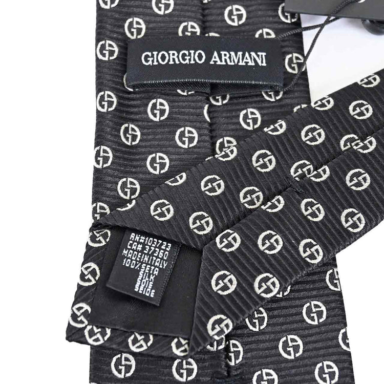 Giorgio Armani Necktie GIORGIO ARMANI 1A909 00020 Black 