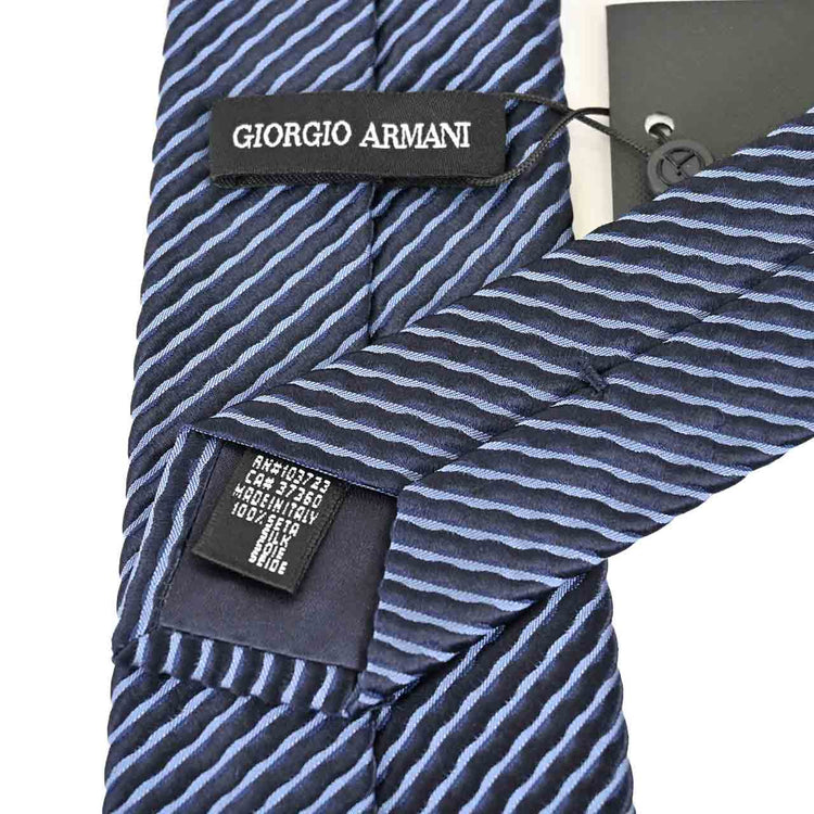 ジョルジオ アルマーニ GIORGIO ARMANI ネクタイ 1A921 09532 ネイビー メンズ  就職祝い 誕生日 ギフト プレゼント