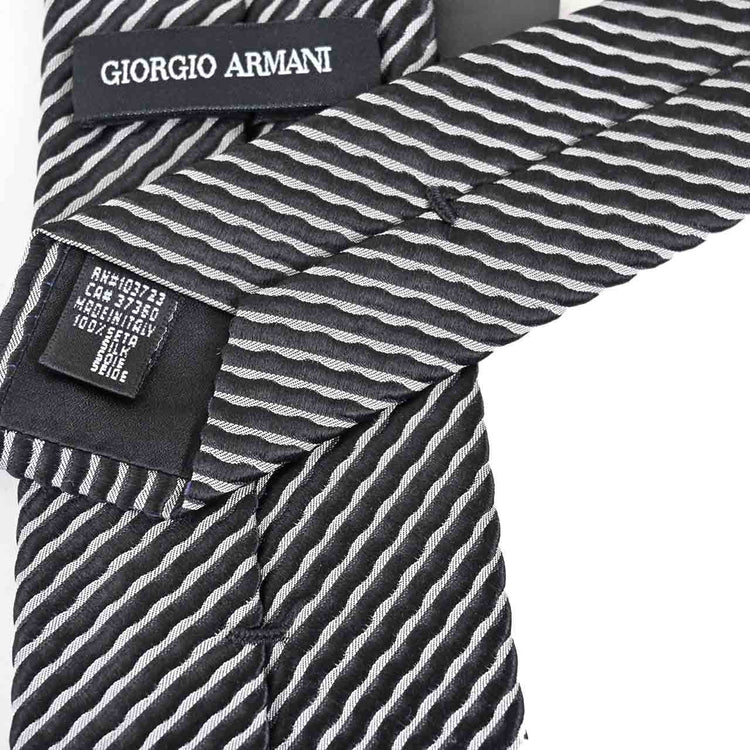 喬治·阿瑪尼領帶 GIORGIO ARMANI 1A921 00312 黑色