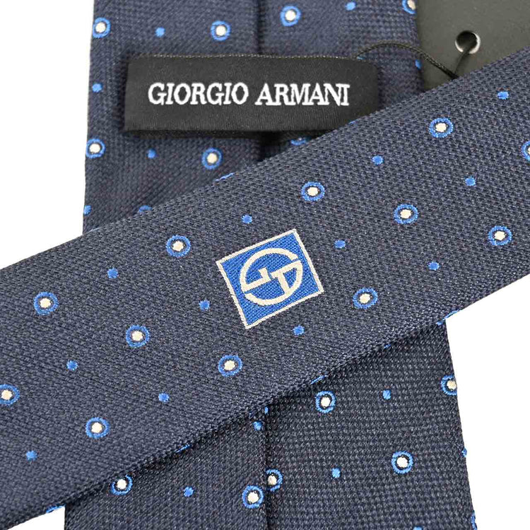 喬治·阿瑪尼領帶 GIORGIO ARMANI 1A930 00036 海軍藍