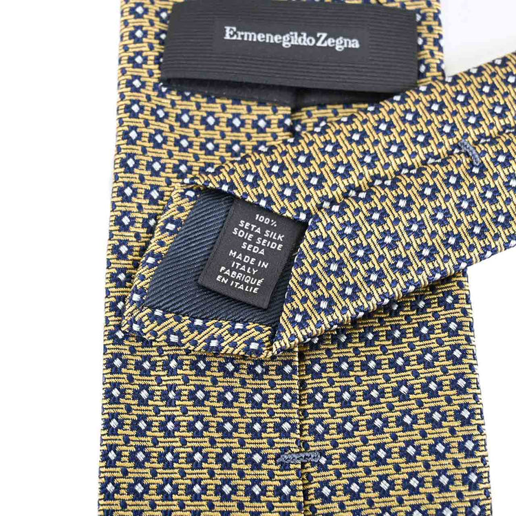 エルメネジルド ゼニア ERMENEGILDO ZEGNA ネクタイ Z2D03T-YE1 イエロー メンズ  就職祝い 誕生日 ギフト プレゼント