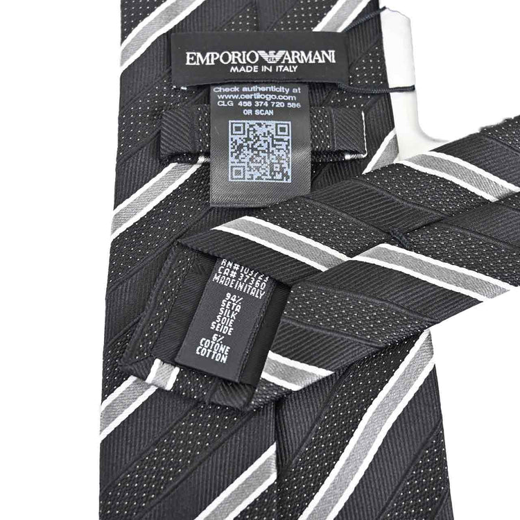 EMPORIO ARMANI Necktie 1A629-00020 Black 