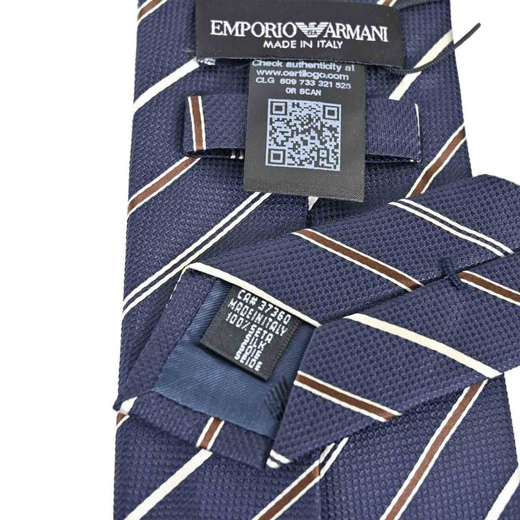 EMPORIO ARMANI 領帶 1A635-00036 海軍藍