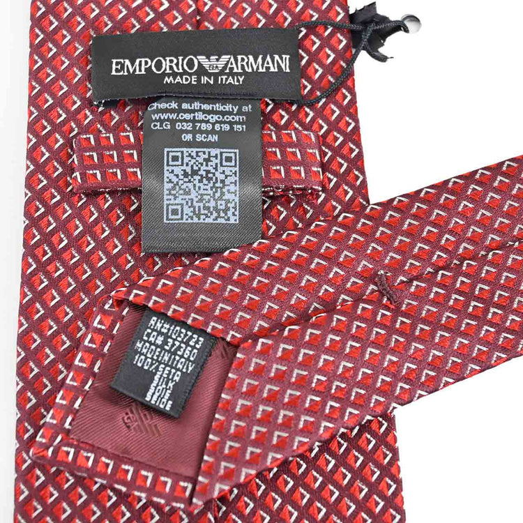 EMPORIO ARMANI Necktie 1A650-00074 Red 