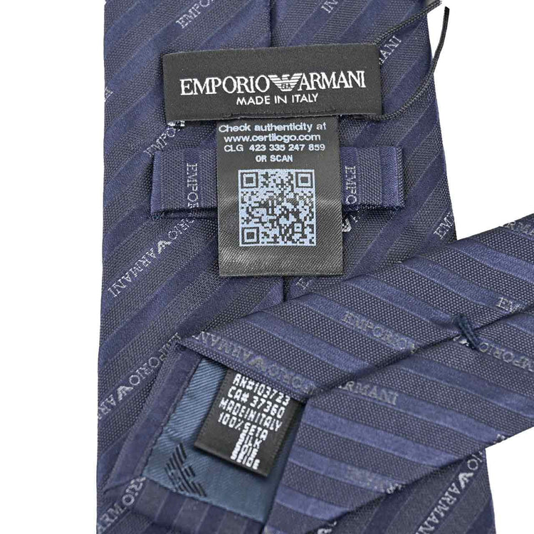 EMPORIO ARMANI Necktie 1P605-47635 Navy 