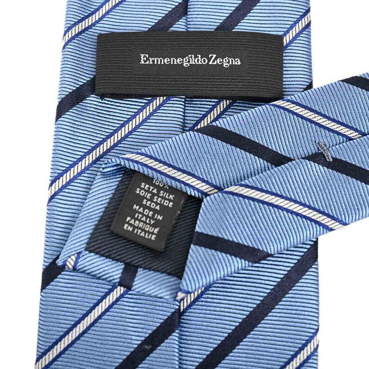 エルメネジルド ゼニア ERMENEGILDO ZEGNA ネクタイ Z2D06T-BL3 ブルー メンズ  就職祝い 誕生日 ギフト プレゼント