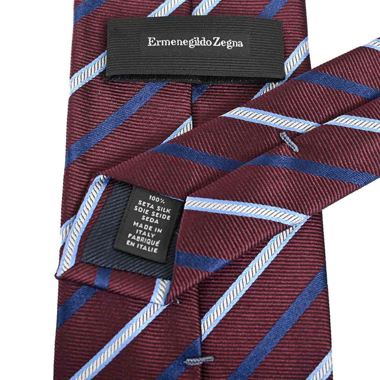 エルメネジルド ゼニア ERMENEGILDO ZEGNA ネクタイ Z2D06T-BU1 レッド メンズ  就職祝い 誕生日 ギフト プレゼント