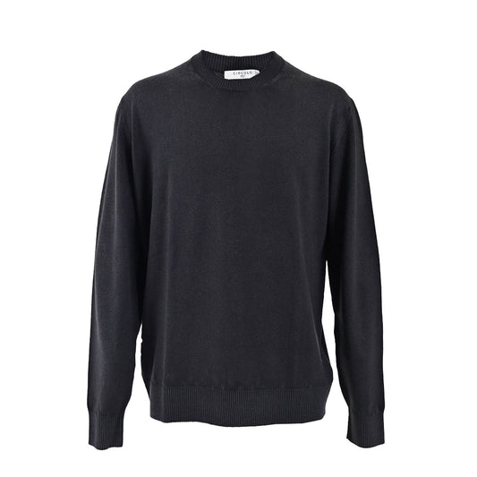 CIRCOLO 1901 Sweater CN3317 PARICOLLO P.RASATO TC 403F Black 2021AW 