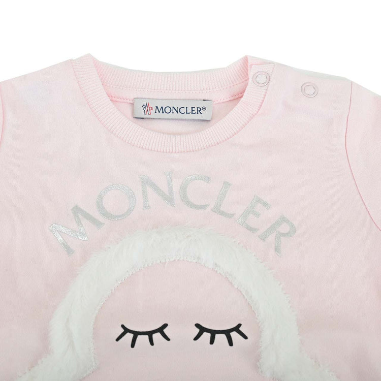 Moncler MONCLER T 卹 8D71210 8392E503 粉紅色 2021AW [Kids Baby] [SALE] 