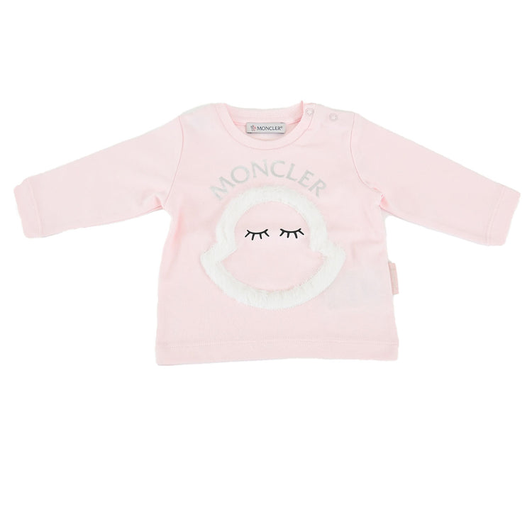 Moncler MONCLER T 卹 8D71210 8392E503 粉紅色 2021AW [Kids Baby] [SALE] 