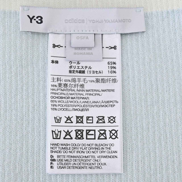 ワイスリー Y-3 マフラー HE9725 Y-3 CL SCARF ブルー メンズ レディース 【ラスト1点 フリーサイズ】 プレゼント ギフト