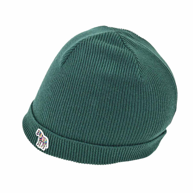 Paul Smith Cap M2A 582E AV250 ZEBRA BEANIE 38 Green 2021AW