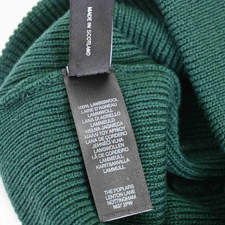 Paul Smith Cap M2A 582E AV250 ZEBRA BEANIE 38 Green 2021AW