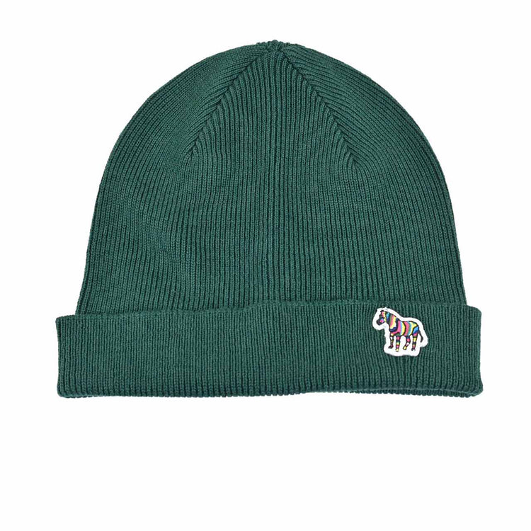 Paul Smith Cap M2A 582E AV250 ZEBRA BEANIE 38 Green 2021AW