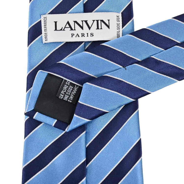 ランバン LANVIN ネクタイ 2113 2 ブルー メンズ  就職祝い 誕生日 ギフト プレゼント