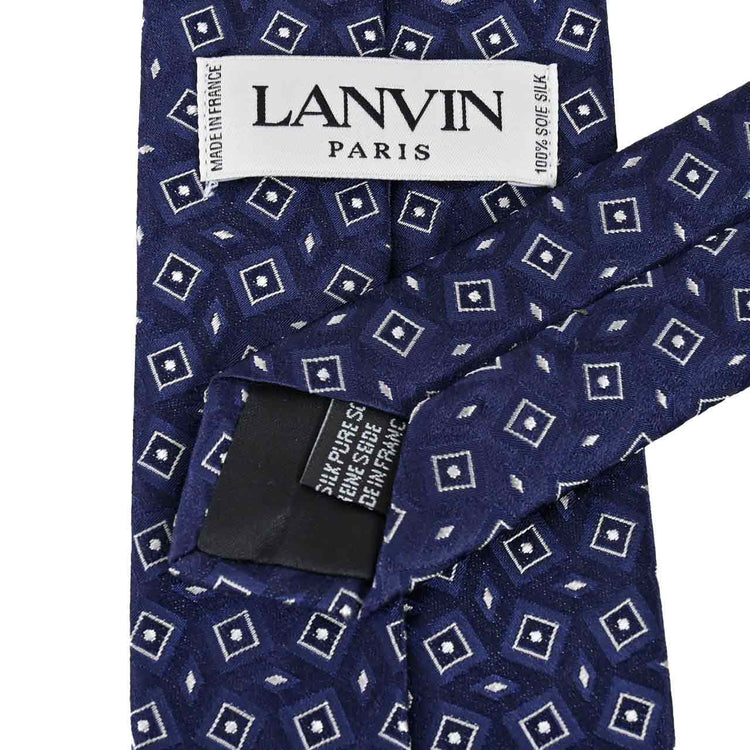 ランバン LANVIN ネクタイ 2139 1 ネイビー メンズ  父の日 就職祝い 誕生日 ギフト プレゼント