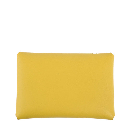 IL BISONTE Business Card Holder SCC098 GR274H Oliva Chiaro Yellow 2022 Spring/Summer New Arrivals Women's [SALE] 