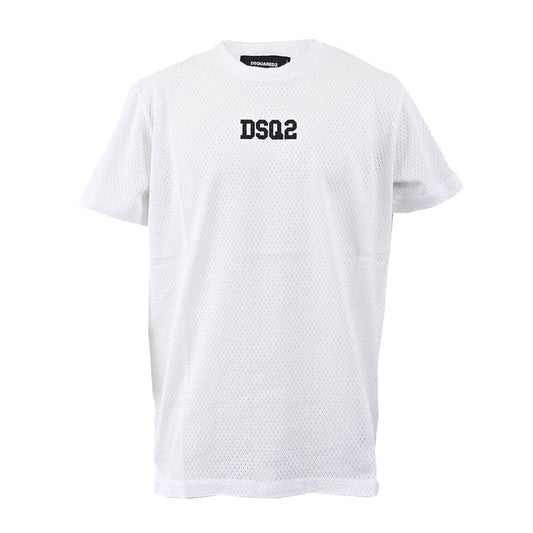 DSQUARED2 Crew Neck Short Sleeve T-Shirt S71GD1168 S23847 100 White 2022 Spring/Summer New Arrivals Men's 