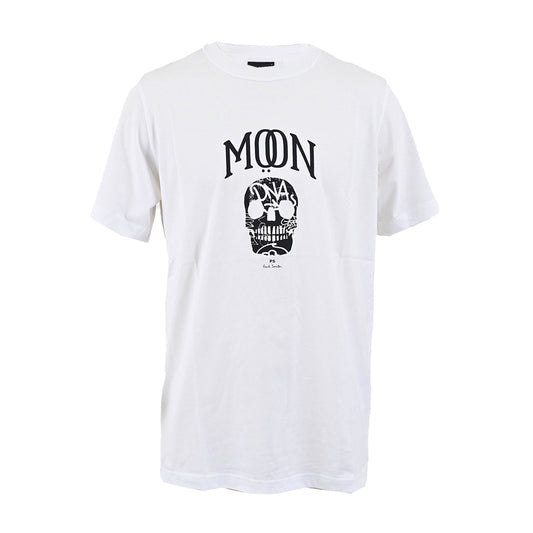 ピーエス ポールスミス PS Paul Smith Tシャツ REG FIT TSHIRT MOON M2R 011R HP3278 01 ホワイト メンズ プレゼント ギフト