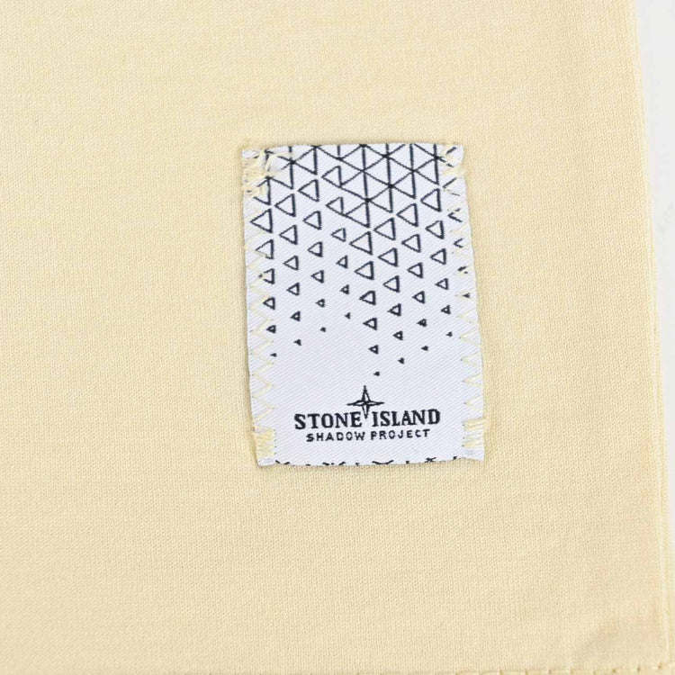 STONE ISLAND T 卹 SHADOW PROJECT 76192011B V0090 黃色 2022SS 男裝