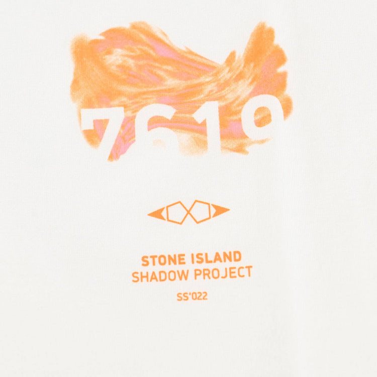 STONE ISLAND 圓領長袖T卹 SHADOW PROJECT 76192021B V0099 白色 2022SS 男裝 [特價] 