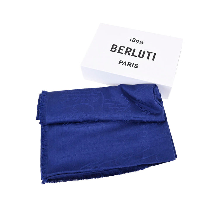 BERLUTI Scarf 239981 T22SJ111SBFSN72 Navy Spring/Summer 2022 Men's 