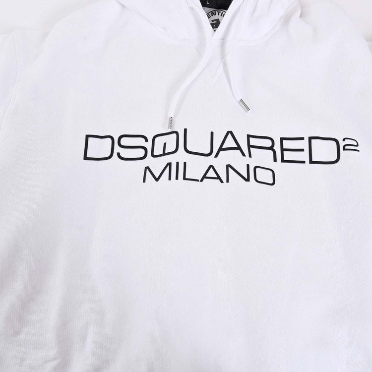 Dsquared DSQUARED2 Hoodie S74GU0546 S25305 100 100 White Spring/Summer 2022 Men's 