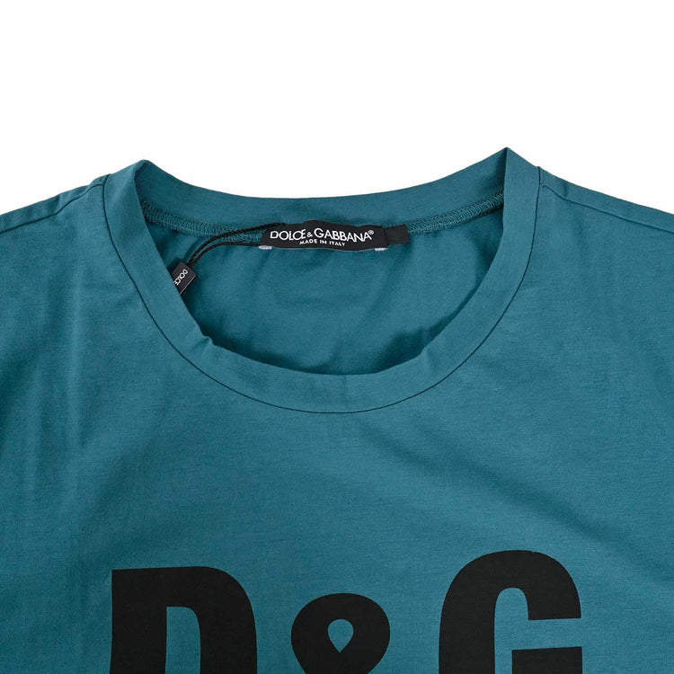 ドルチェ＆ガッバーナ DOLCE&GABBANA Tシャツ G8JX7TG7WVU1 S9013 グリーン メンズ プレゼント ギフト