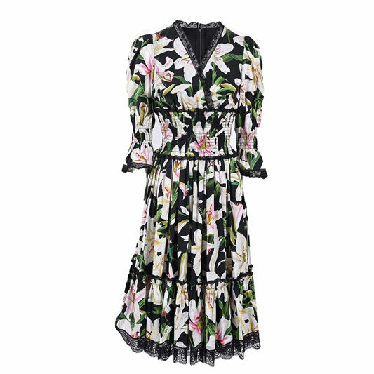 Dolce &amp; Gabbana DOLCE&amp;GABBANA Dress F6E6PTHS5EO1 HNKK8 Multi Women's 