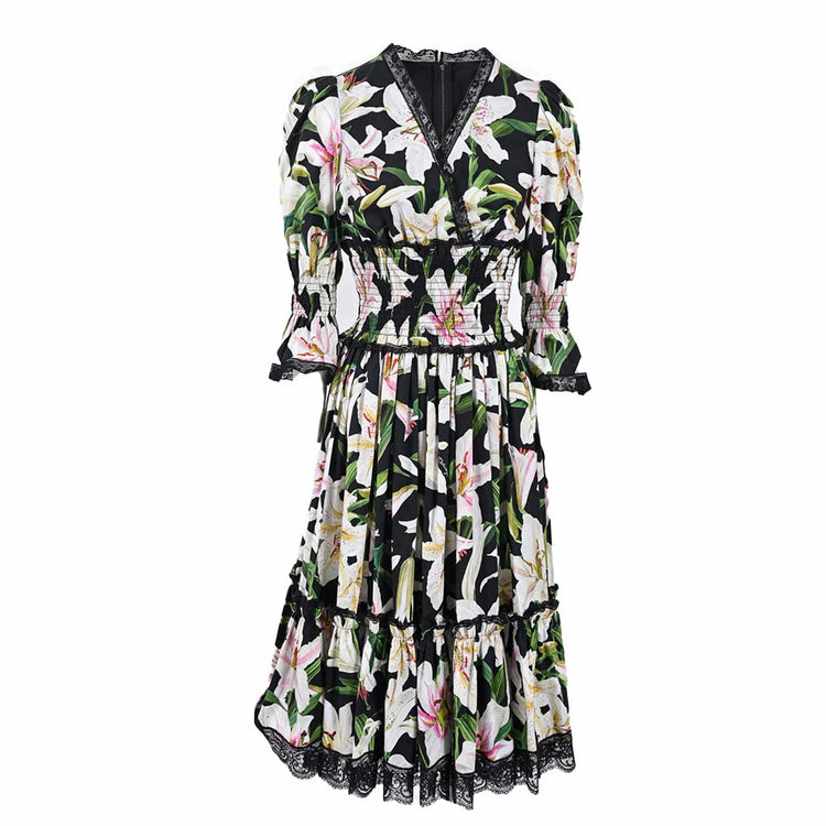 Dolce &amp; Gabbana DOLCE&amp;GABBANA Dress F6E6PTHS5EO1 HNKK8 Multi Women's 