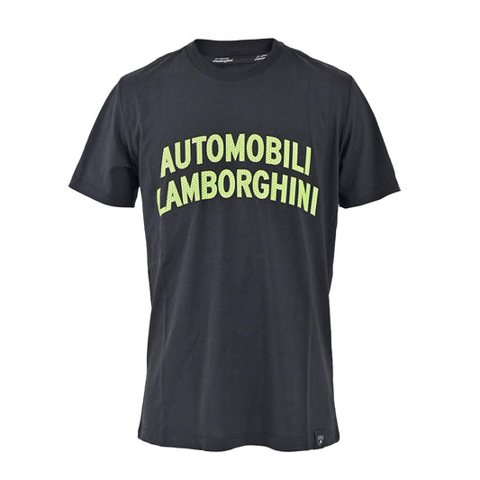 Lamborghini LAMBORGHINI Crew Neck Short Sleeve T-Shirt 72XBH008 CJ513 899 Black 2022SS Men's 