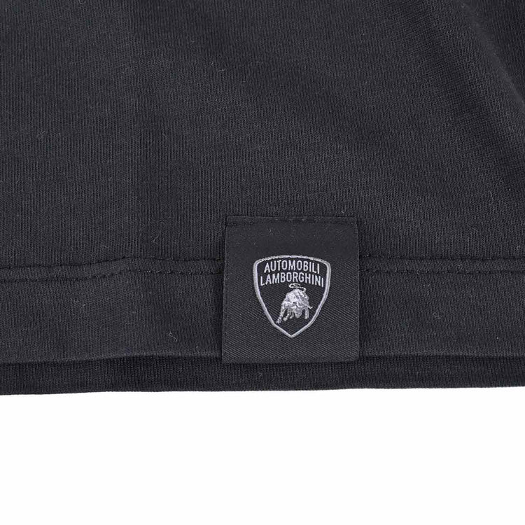 Lamborghini LAMBORGHINI Crew Neck Short Sleeve T-Shirt 72XBH008 CJ513 899 Black 2022SS Men's 