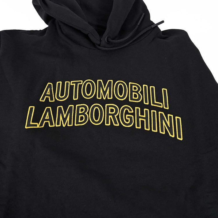 Lamborghini LAMBORGHINI Sweatshirt Hoodie 72XBI020 CJ315 899 Black 2022SS Men's 