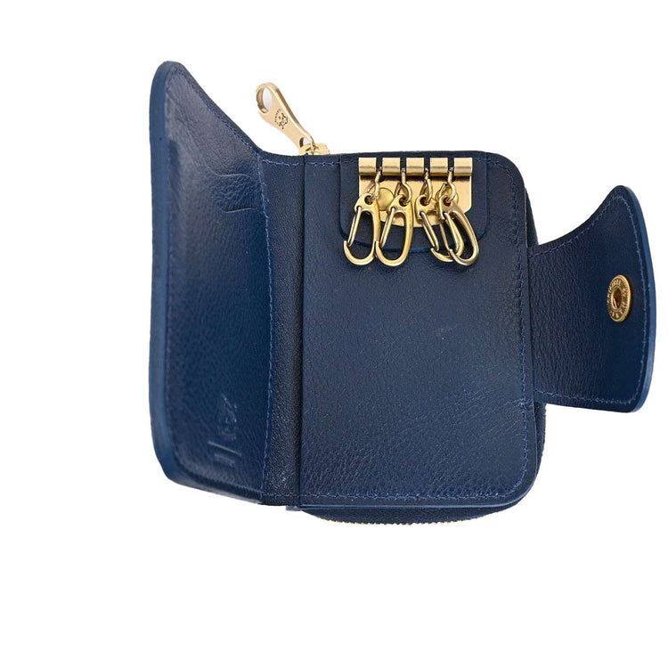 IL BISONTE Key Case SSW013 PV0005 137 Blue 2022AW Men's Women's 