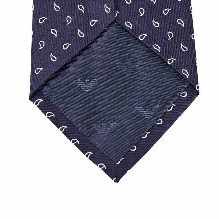 EMPORIO ARMANI Necktie PH004 00036 Navy 2022AW Men's 