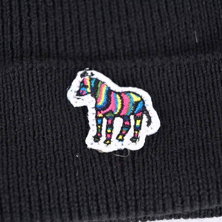 ピーエス　ポール・スミス PS Paul Smith キャップ MEN BEANIE ZEBRA M2A582EAV250 79 ブラック 2022AW メンズ