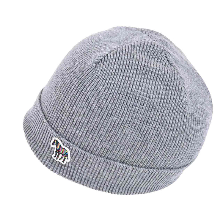 PS Paul Smith 帽子 MEN BEANIE ZEBRA M2A582EAV250 76 灰色 2022AW 男式