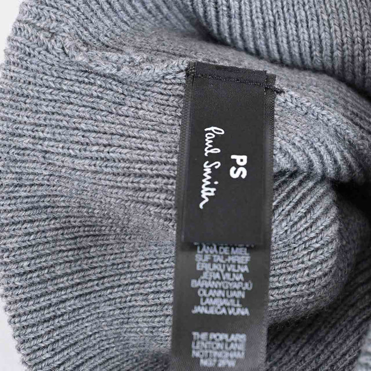 PS Paul Smith 帽子 MEN BEANIE ZEBRA M2A582EAV250 76 灰色 2022AW 男式